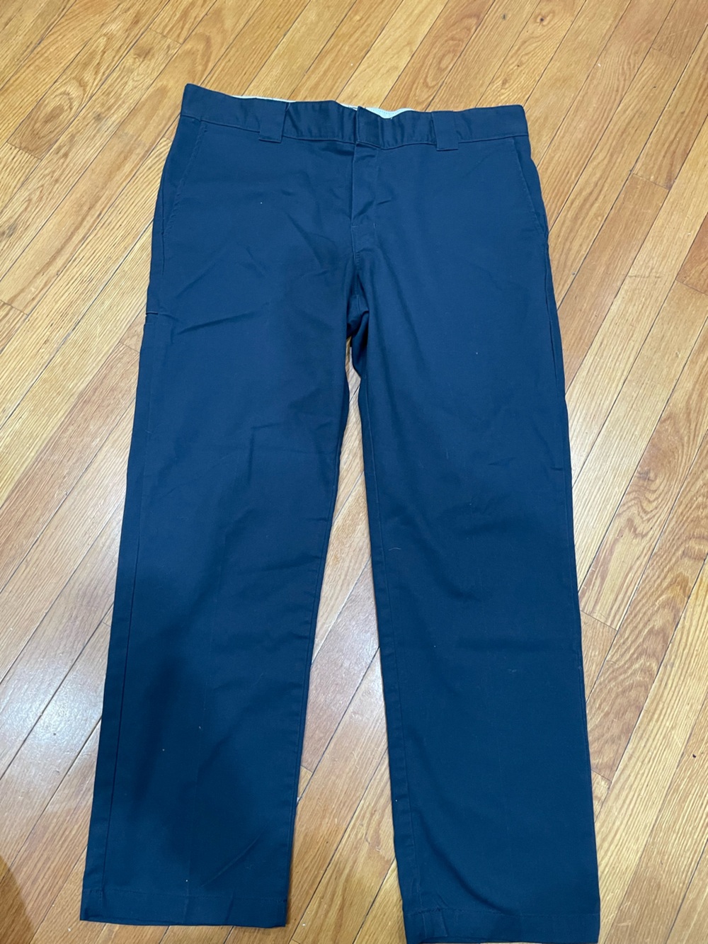 Dickie’s Men's Navy Slim Taper Pants- 36x30